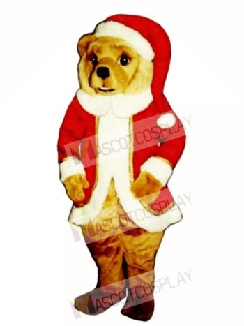 Red St. Bear Claws Christmas Mascot Costume