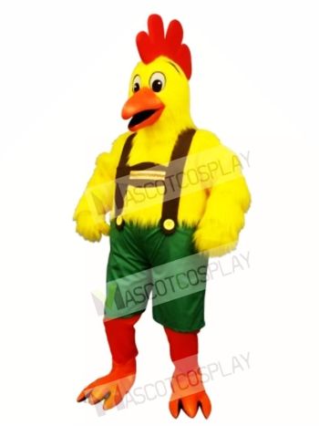 Cute Chicken Yodel Mascot Costume
