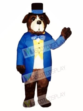 Cute Stanley Bernard Dog Mascot Costume