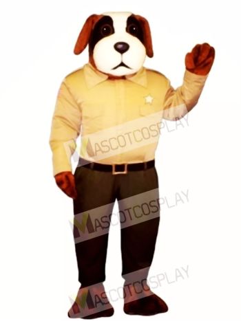 Cute Sheriff Snoop Dog Mascot Costume
