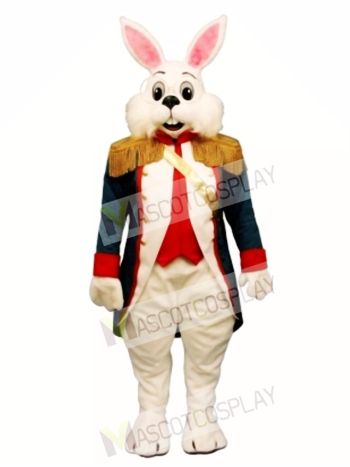 Cute Easter Colonel Wendall Bunny Rabbit Mascot Costume
