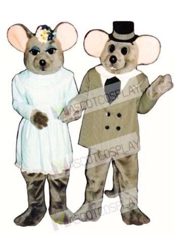 Mr. Mouse Christmas Mascot Costume