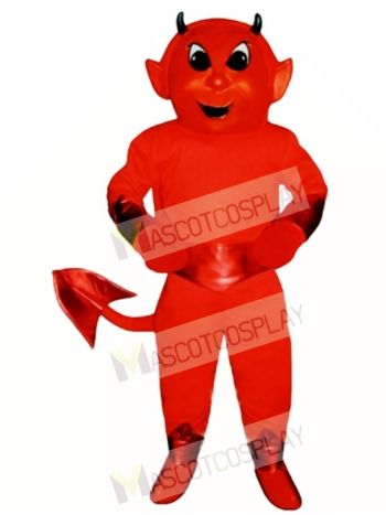 Cute Red Devil Mascot Costume