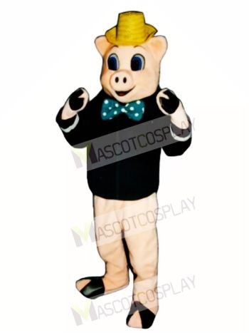 Wood Pig Mascot Costume