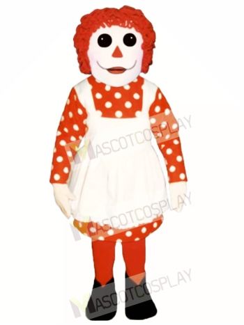 Girl Rag Doll Mascot Costume
