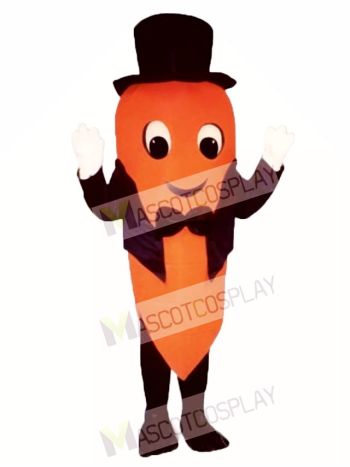 Carrot with Tailcoat & Hat Mascot Costume