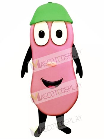 Jelly Bean with Beanie Mascot Costume