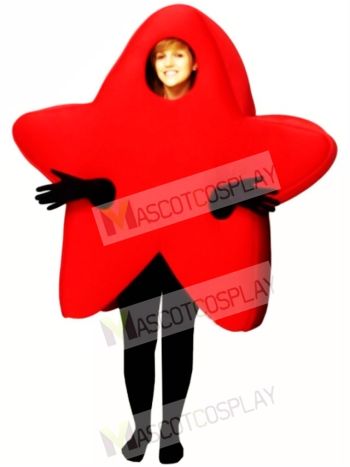 Red Star Mascot Costume