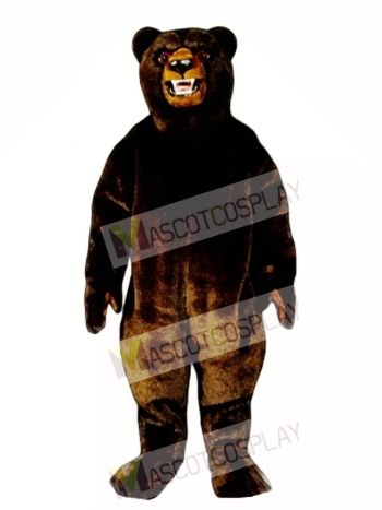 Grizzly Bear Mascot Costume