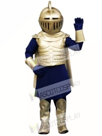 Silver Knight Mascot Costume