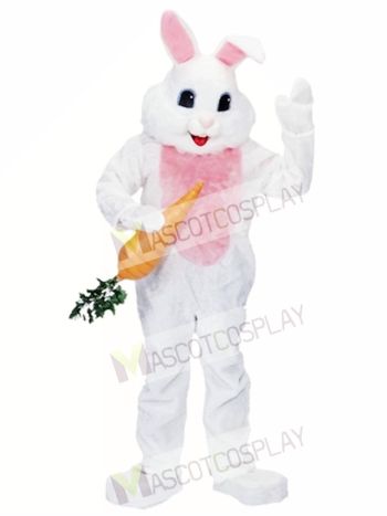 Easter White Bunny Mascot Costume