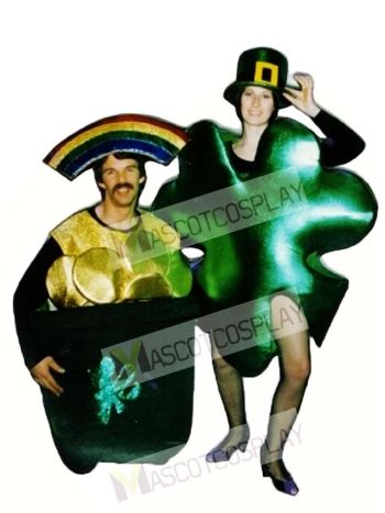 Shamrock Mascot Costume