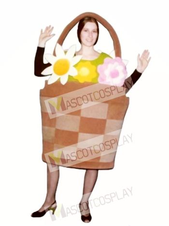 Basket of Flowers Mascot Costume
