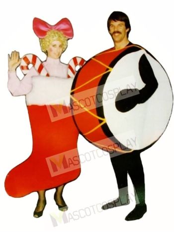 Christmas Stocking Mascot Costume