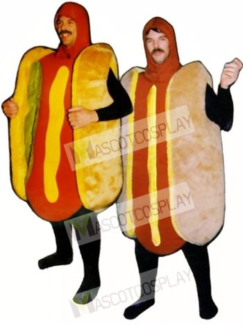 Hot Dog Mascot Costume