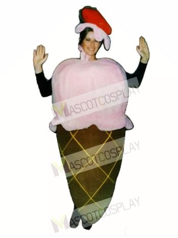 Ice Cream Cone Mascot Costume