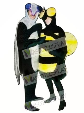 Mosquito(on the left) Mascot Costume
