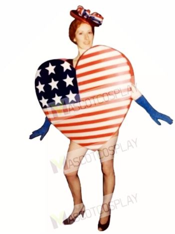 Cute Heart of America Mascot Costume
