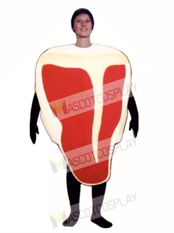 T-Bone Steak Mascot Costume