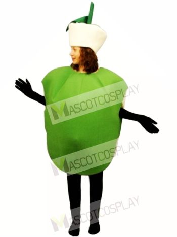Green Apple Mascot Costume
