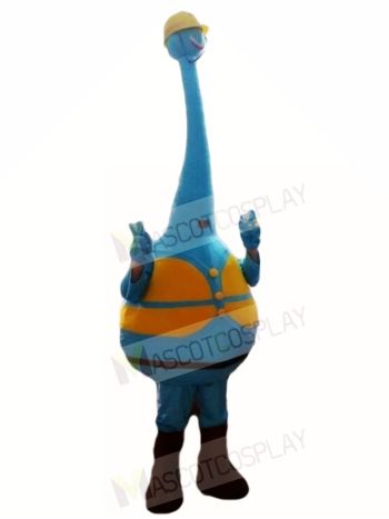 Big Yellow Vest Ostrich Mascot Costumes Animal