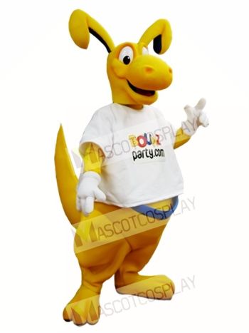 Yellow Kangaroo Mascot Costume Roo Mascot Costumes