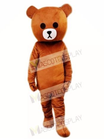 Brown Bear Mascot Costumes Line Town Friends Mascot Cheerleaders