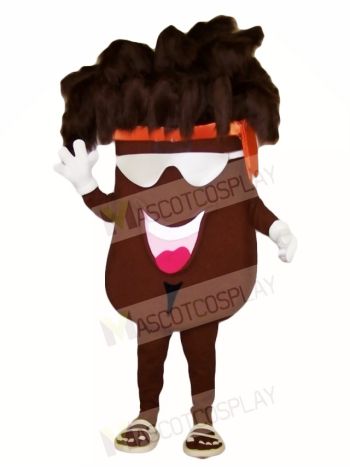 Cool Coffee Bean Mascot Costumes Plant 