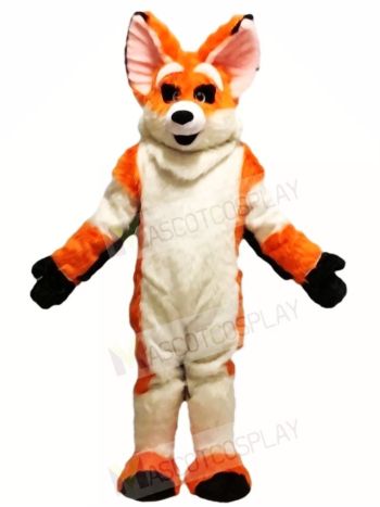 Orange Husky Dog Fursuit Fox Mascot Costumes Animal 