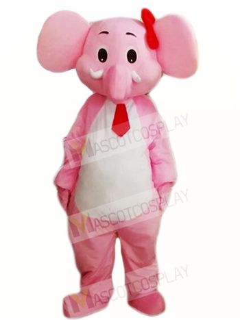 Pink Elephant Mascot Costumes Animal 