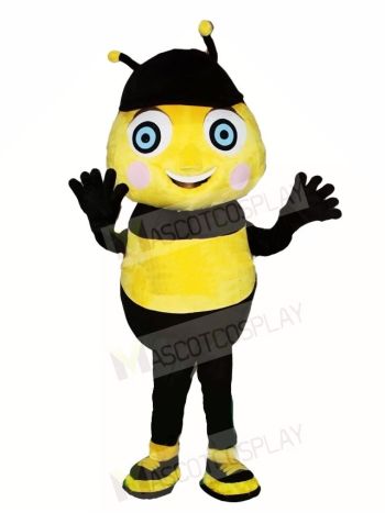 Black Hat Bee Mascot Costumes Insect 
