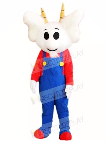 Weißes Ziegen Maskottchen Kostüme Tier