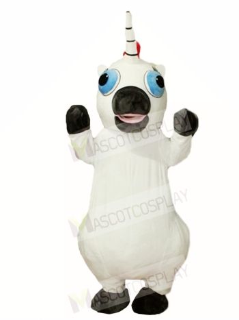 White Unicorn Mascot Costumes