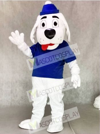 Slush Puppie Dog with Blue Shirt Mascot Costumes Animal
