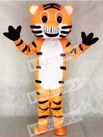 Red Tiger Mascot Adult Costume Animal