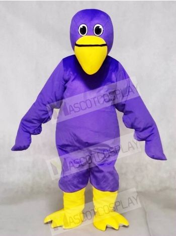 Purple Pelican Bird Mascot Costumes Animal