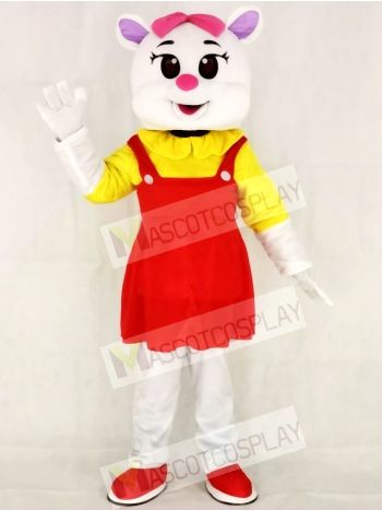 Red Female Cat Mascot Costumes Animal