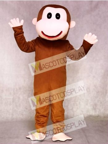 Happy Monkey Mascot Adult Costume Animal