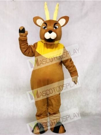 Brown Regal Elk Deer Mascot Costume
