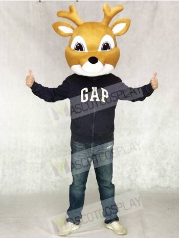 New Fawn Baby Deer Mascot Head ONLY Animal