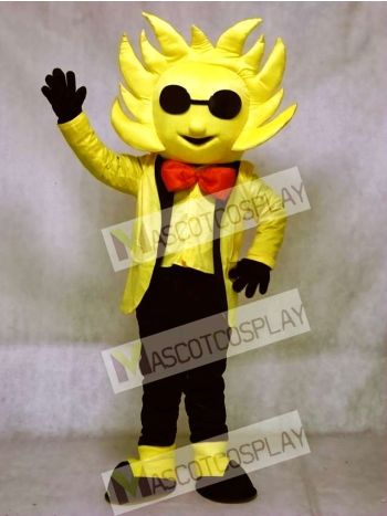Mr. Sunshine Mascot Costume with Sunglasses