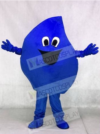 High Quality Realistic New Blue Raindrop Sea Water Drop Plush Mascot Costume