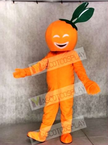 Smiling Navel Orange Mascot Costumes Fruit Plant 