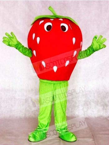 Red Strawberry Mascot Costumes Fruit