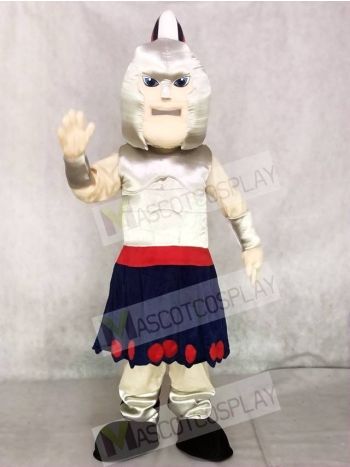Silver Spartan Titan Trojan Mascot Costumes People