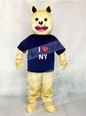 Parky I Love NY Dog Mascot Costumes Animal