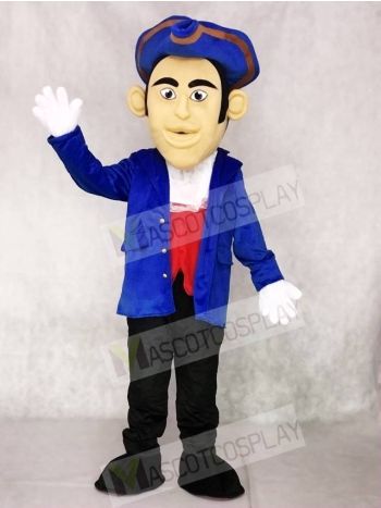 Blue Hat Patriot Mascot Costumes People
