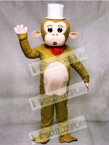 White Cap Monkey Mascot Costume Animal