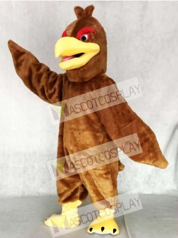 Light Brown Feather Hawk Falcon Eagle Mascot Costume Animal