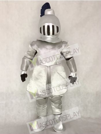 Silver Knight in Shining Armour Mascot Costume